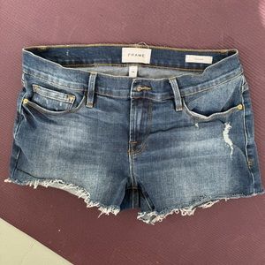 FRAME denim cutoffs “Le Short”, size 26